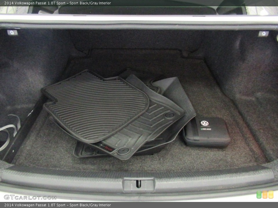 Sport Black/Gray Interior Trunk for the 2014 Volkswagen Passat 1.8T Sport #139967860