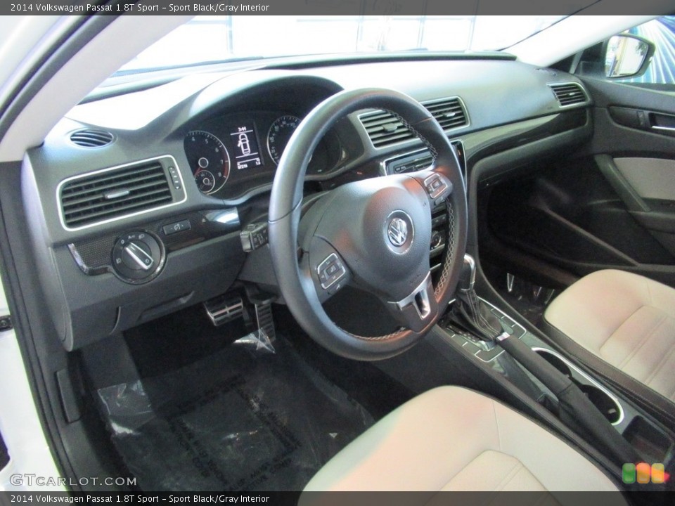 Sport Black/Gray Interior Photo for the 2014 Volkswagen Passat 1.8T Sport #139967933