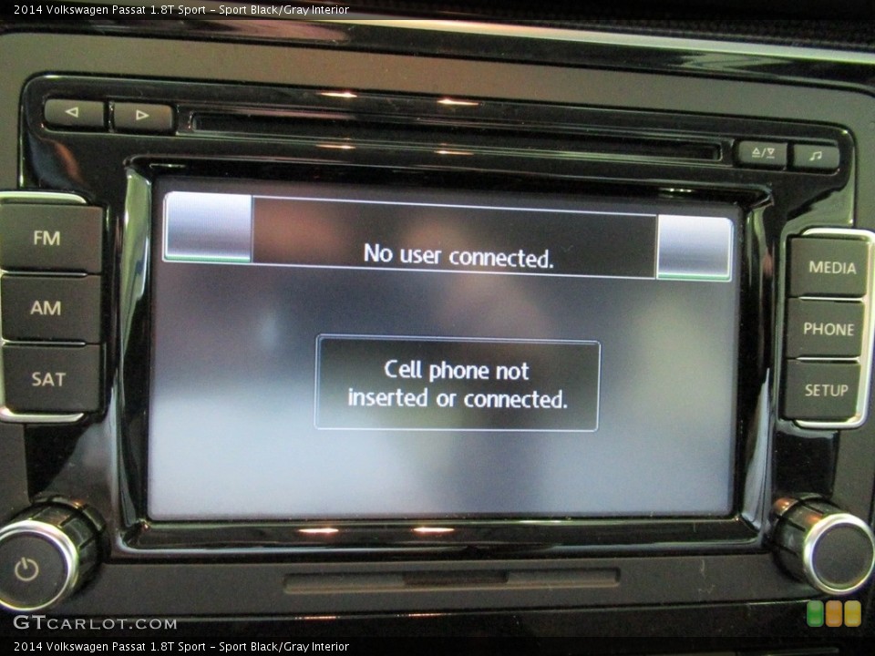 Sport Black/Gray Interior Controls for the 2014 Volkswagen Passat 1.8T Sport #139968052