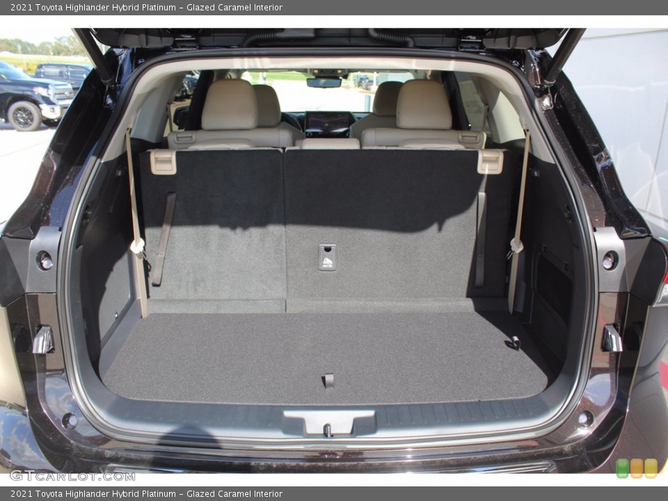 Glazed Caramel Interior Trunk for the 2021 Toyota Highlander Hybrid Platinum #139968088