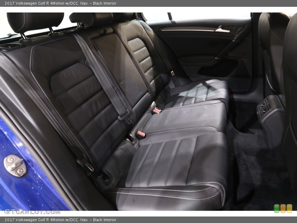 Black Interior Rear Seat for the 2017 Volkswagen Golf R 4Motion w/DCC. Nav. #139968247