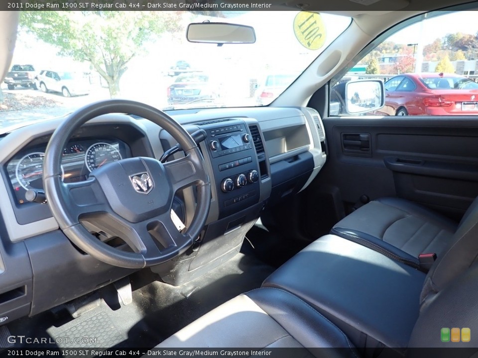 Dark Slate Gray/Medium Graystone Interior Photo for the 2011 Dodge Ram 1500 SLT Regular Cab 4x4 #139968253