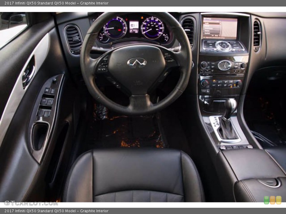 Graphite Interior Dashboard for the 2017 Infiniti QX50  #139969396