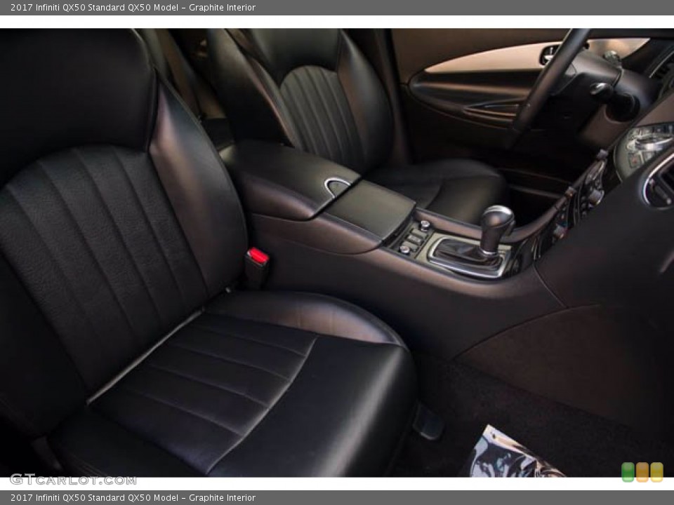 Graphite Interior Front Seat for the 2017 Infiniti QX50  #139969498
