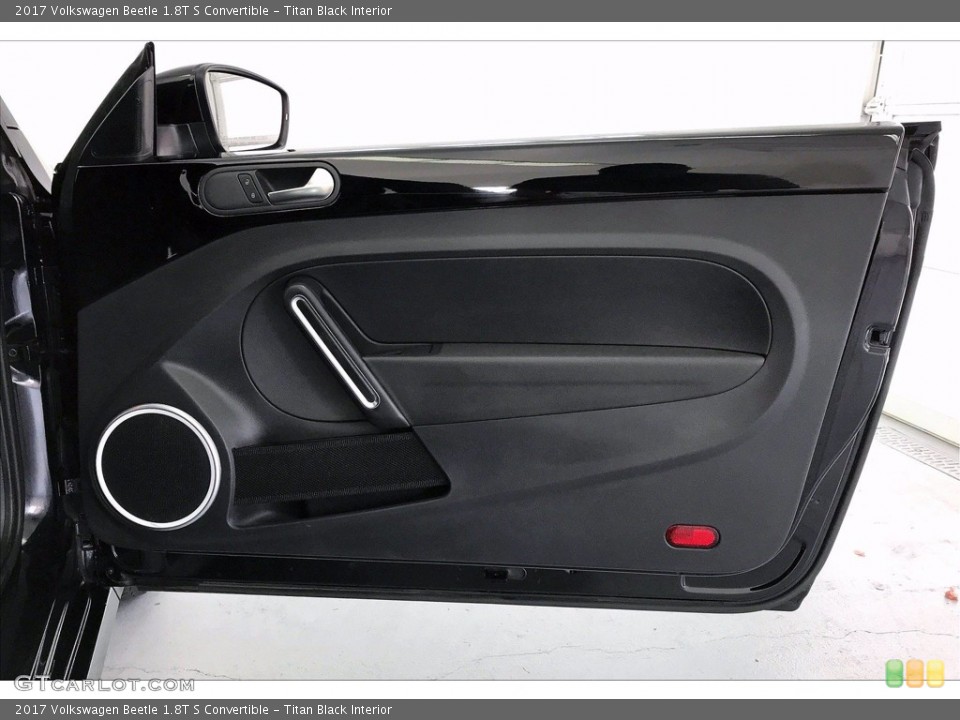 Titan Black Interior Door Panel for the 2017 Volkswagen Beetle 1.8T S Convertible #139970875