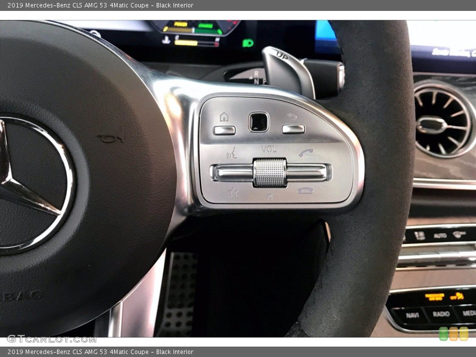 Black Interior Steering Wheel for the 2019 Mercedes-Benz CLS AMG 53 4Matic Coupe #139971730