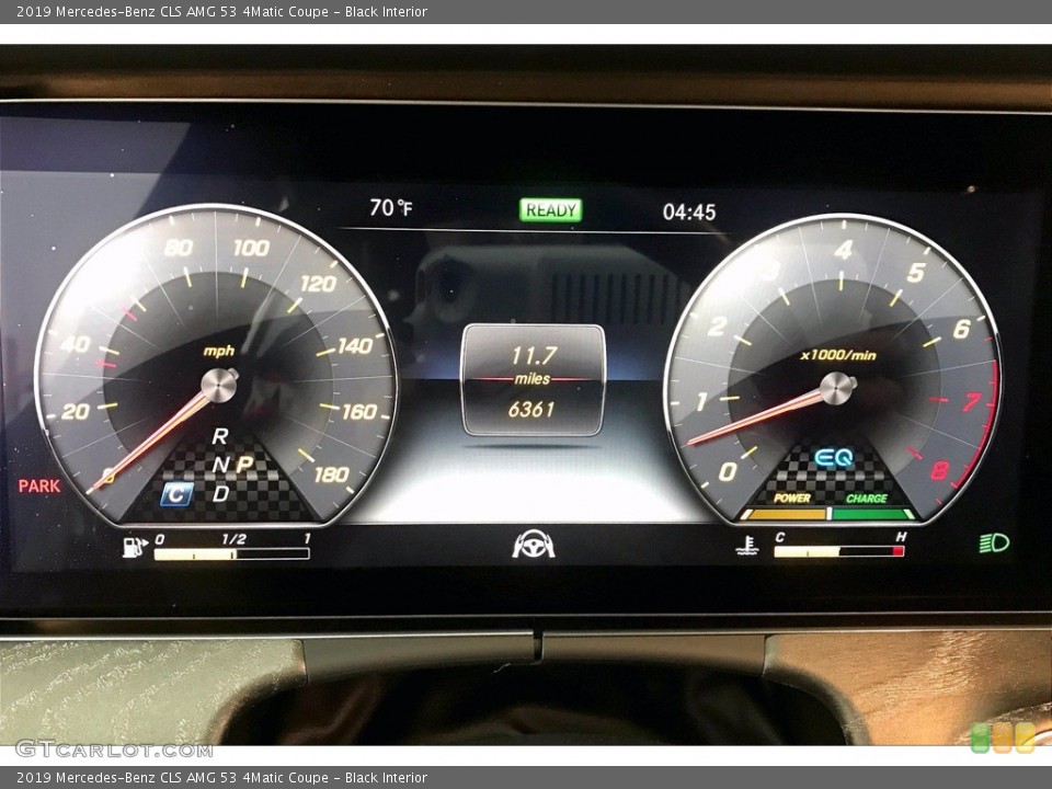 Black Interior Gauges for the 2019 Mercedes-Benz CLS AMG 53 4Matic Coupe #139971760