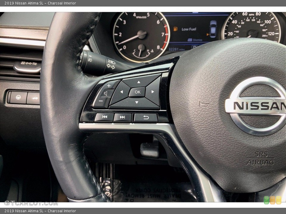 Charcoal Interior Steering Wheel for the 2019 Nissan Altima SL #139972396