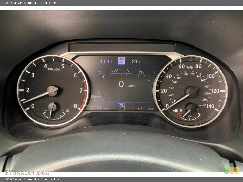 Charcoal Interior Gauges for the 2019 Nissan Altima SL #139972451