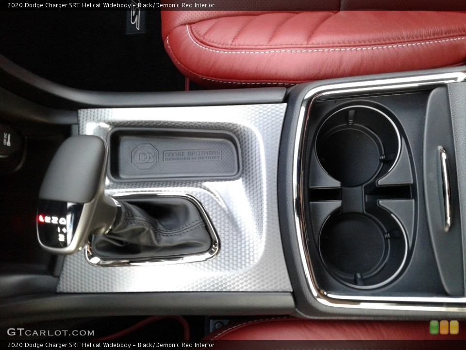 Black/Demonic Red Interior Transmission for the 2020 Dodge Charger SRT Hellcat Widebody #139974694