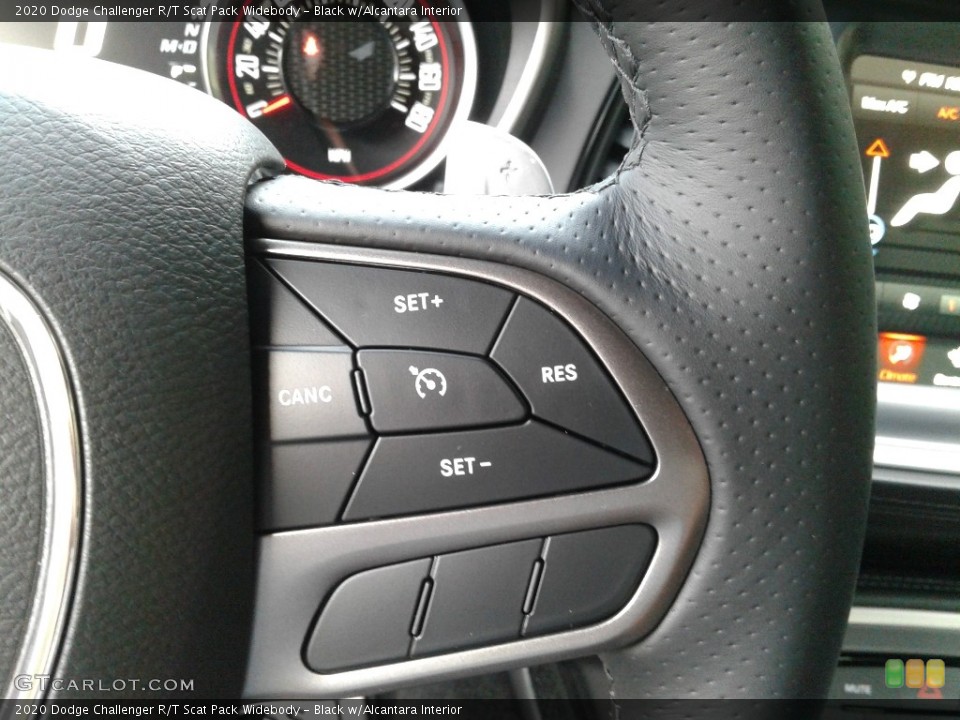 Black w/Alcantara Interior Steering Wheel for the 2020 Dodge Challenger R/T Scat Pack Widebody #139975321
