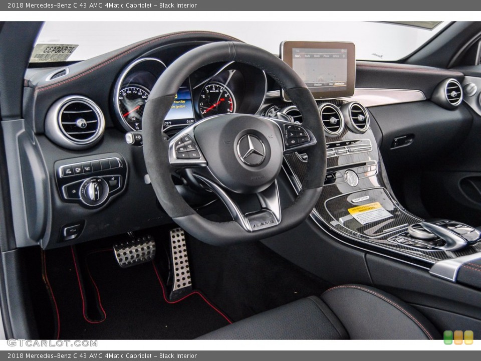 Black Interior Prime Interior for the 2018 Mercedes-Benz C 43 AMG 4Matic Cabriolet #139975438