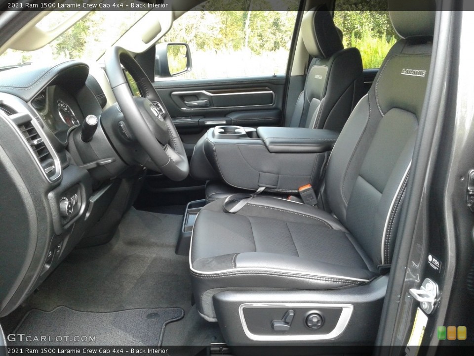 Black Interior Photo for the 2021 Ram 1500 Laramie Crew Cab 4x4 #139975912