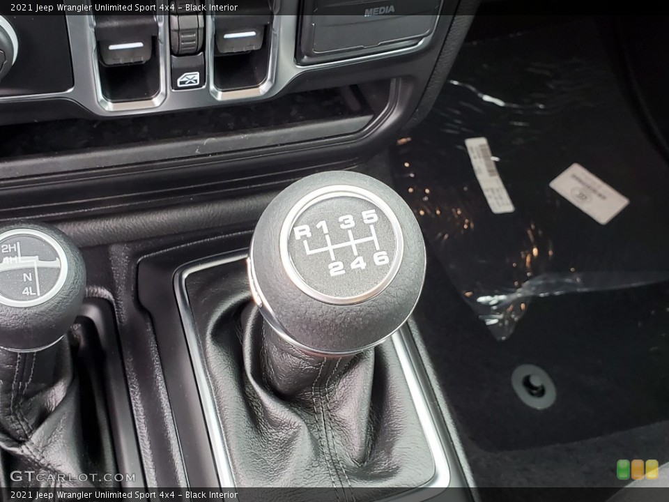 Black Interior Transmission for the 2021 Jeep Wrangler Unlimited Sport 4x4 #139976035