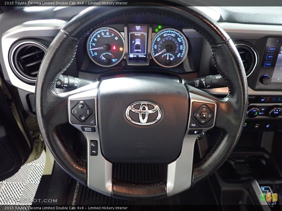 Limited Hickory Interior Steering Wheel for the 2016 Toyota Tacoma Limited Double Cab 4x4 #139976283