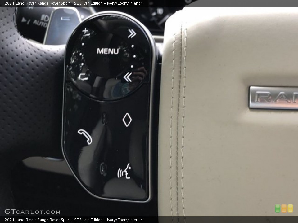 Ivory/Ebony Interior Steering Wheel for the 2021 Land Rover Range Rover Sport HSE Silver Edition #139976356
