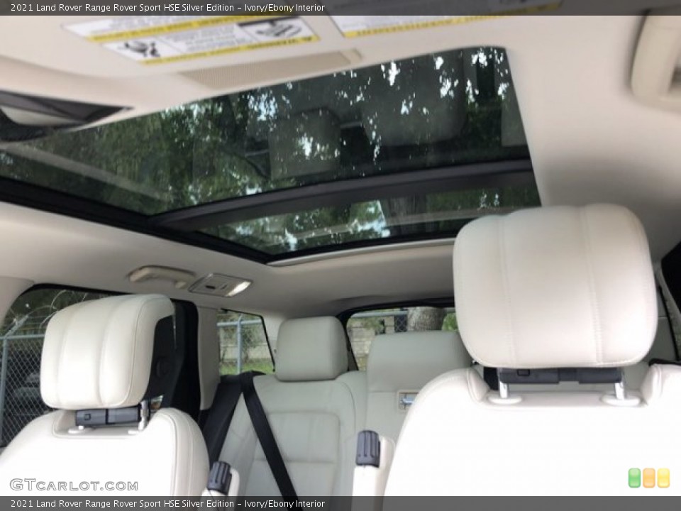 Ivory/Ebony Interior Sunroof for the 2021 Land Rover Range Rover Sport HSE Silver Edition #139976596