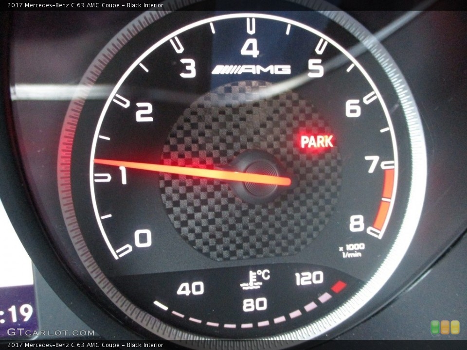 Black Interior Gauges for the 2017 Mercedes-Benz C 63 AMG Coupe #139977538