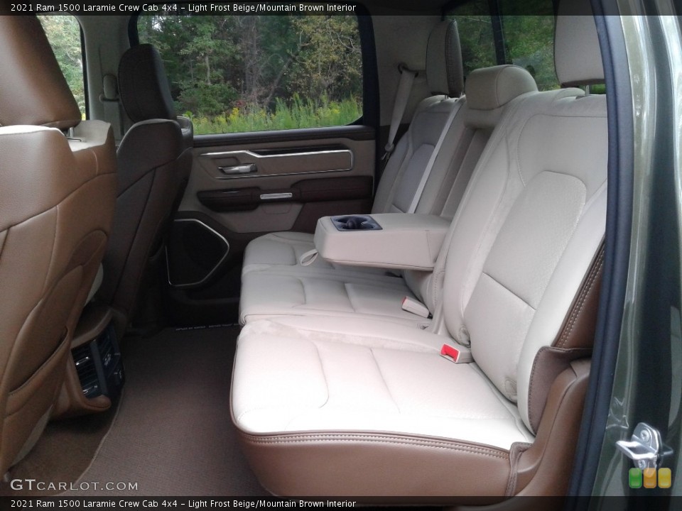 Light Frost Beige/Mountain Brown Interior Rear Seat for the 2021 Ram 1500 Laramie Crew Cab 4x4 #139977703