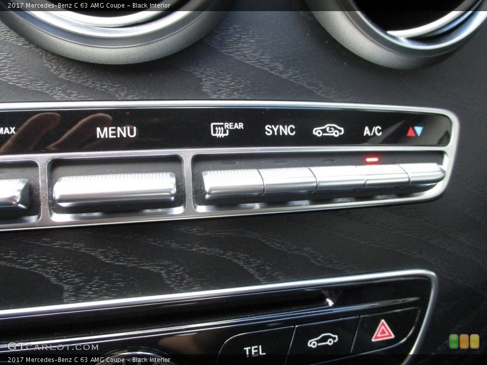 Black Interior Controls for the 2017 Mercedes-Benz C 63 AMG Coupe #139977715