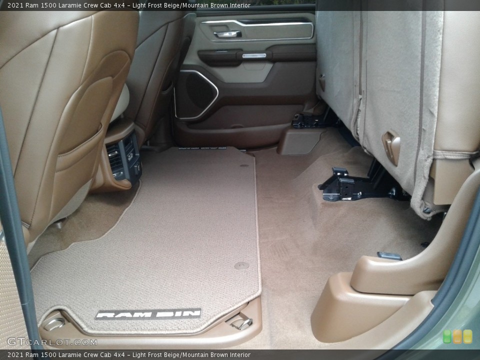 Light Frost Beige/Mountain Brown Interior Rear Seat for the 2021 Ram 1500 Laramie Crew Cab 4x4 #139977727