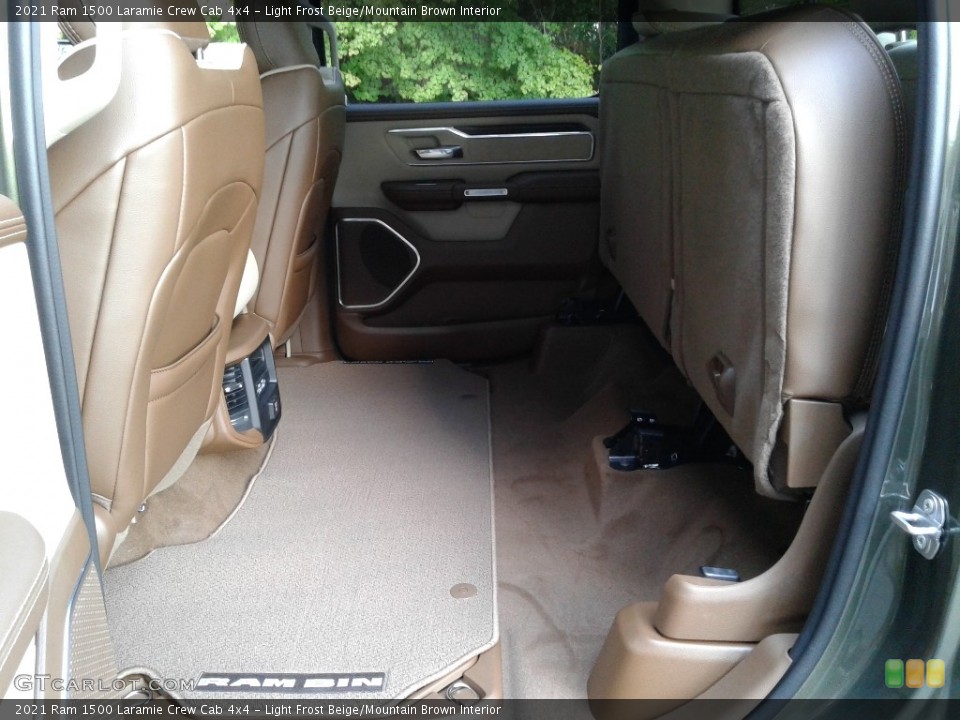 Light Frost Beige/Mountain Brown Interior Rear Seat for the 2021 Ram 1500 Laramie Crew Cab 4x4 #139978549