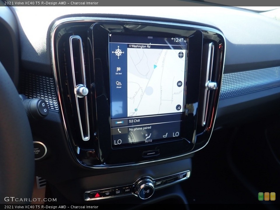 Charcoal Interior Controls for the 2021 Volvo XC40 T5 R-Design AWD #139979223