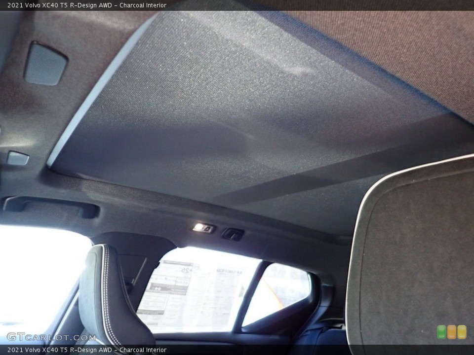 Charcoal Interior Sunroof for the 2021 Volvo XC40 T5 R-Design AWD #139979536
