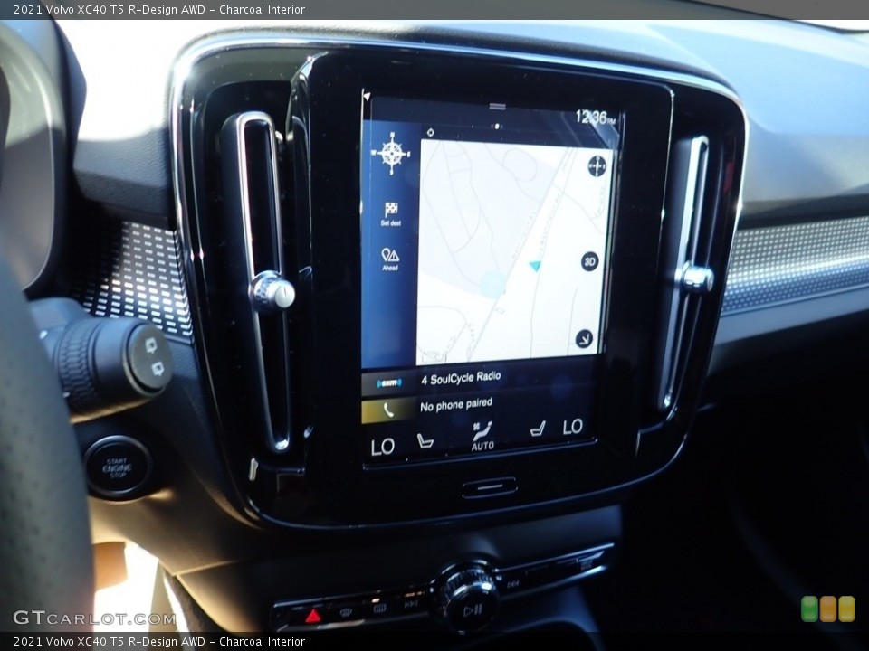 Charcoal Interior Controls for the 2021 Volvo XC40 T5 R-Design AWD #139979560
