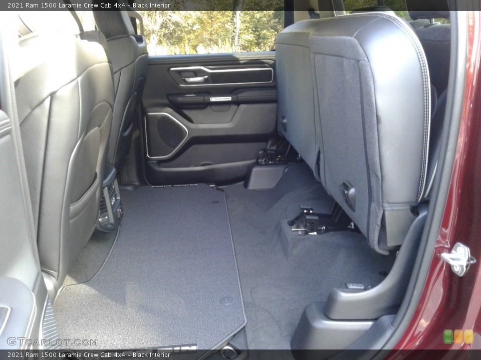 Black Interior Rear Seat for the 2021 Ram 1500 Laramie Crew Cab 4x4 #139980268