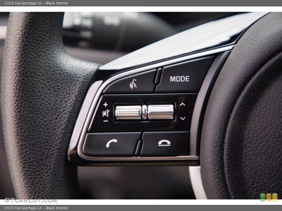 Black Interior Steering Wheel for the 2020 Kia Sportage LX #139981642