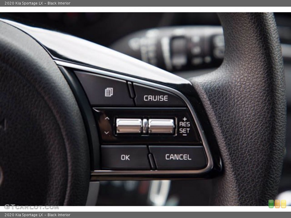 Black Interior Steering Wheel for the 2020 Kia Sportage LX #139981654