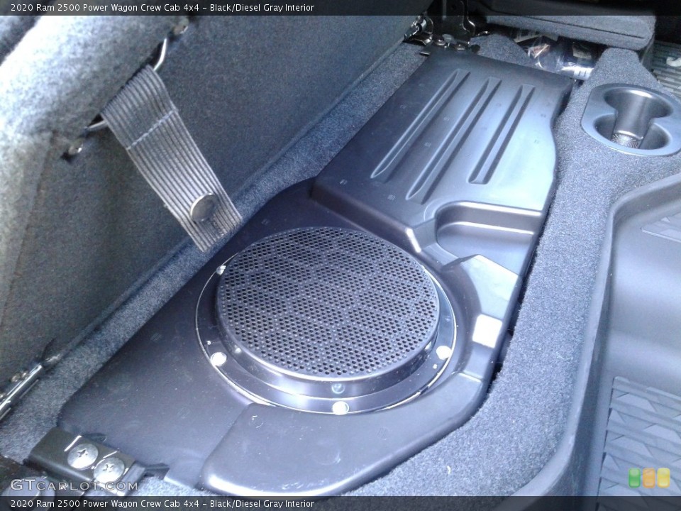 Black/Diesel Gray Interior Audio System for the 2020 Ram 2500 Power Wagon Crew Cab 4x4 #139982176