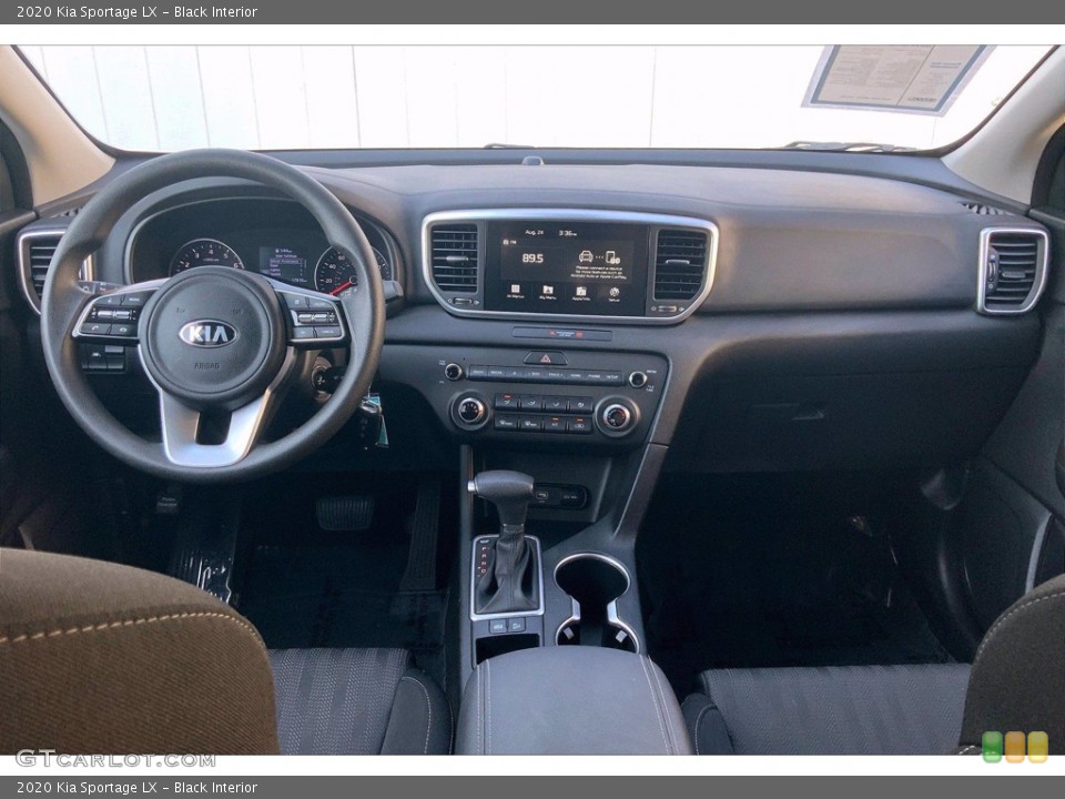 Black Interior Dashboard for the 2020 Kia Sportage LX #139982269