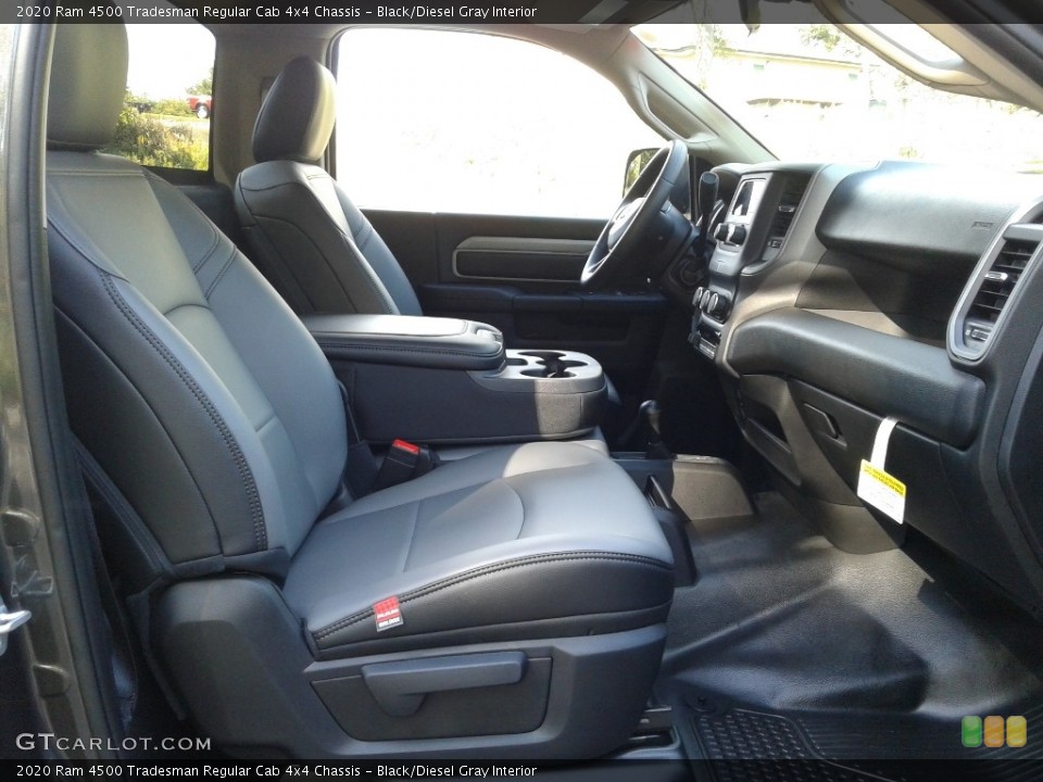 Black/Diesel Gray Interior Photo for the 2020 Ram 4500 Tradesman Regular Cab 4x4 Chassis #139985695