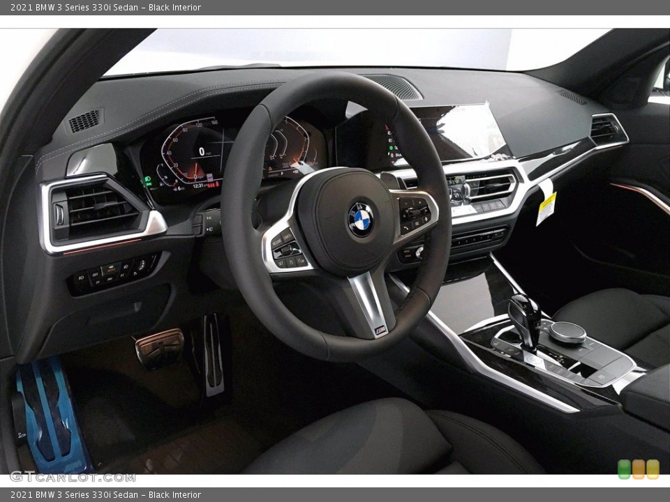 Black Interior Dashboard for the 2021 BMW 3 Series 330i Sedan #139987184