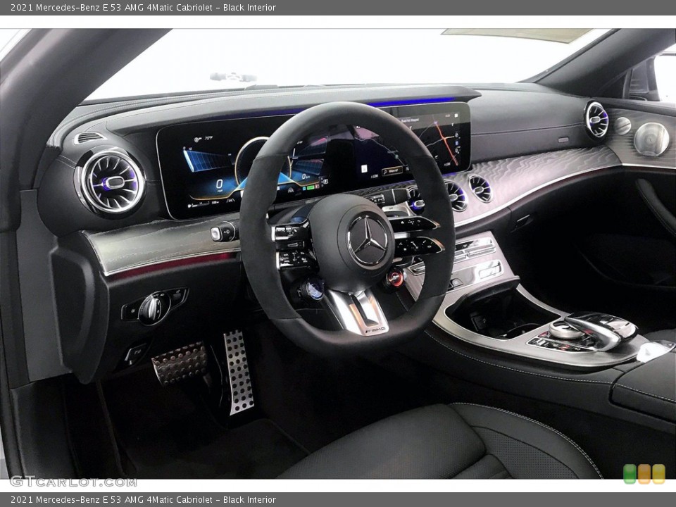 Black Interior Dashboard for the 2021 Mercedes-Benz E 53 AMG 4Matic Cabriolet #139988992