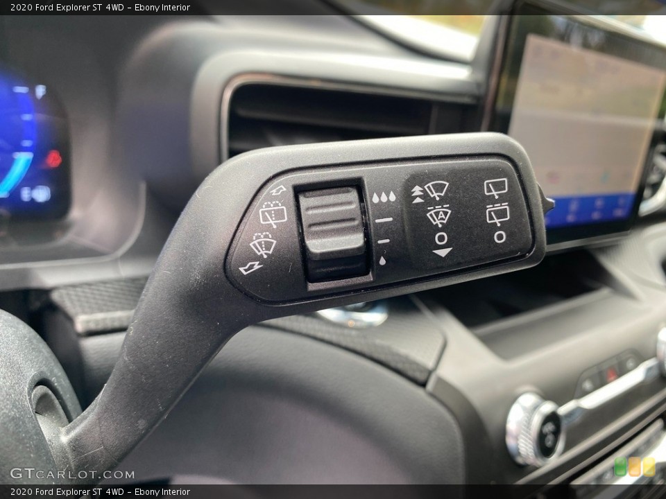 Ebony Interior Controls for the 2020 Ford Explorer ST 4WD #139989088