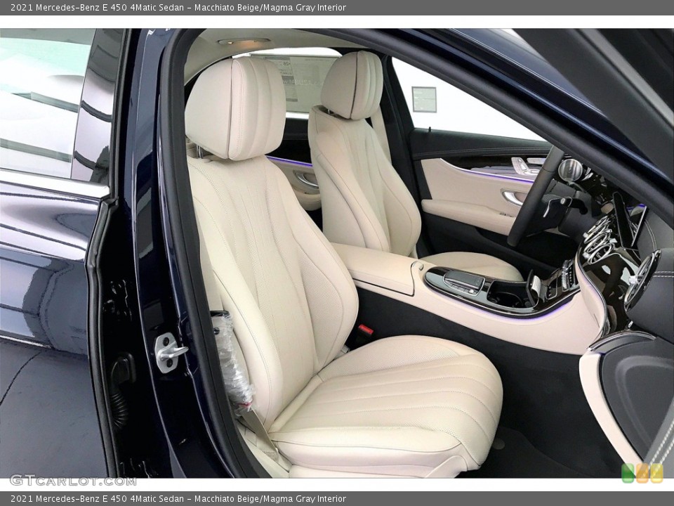 Macchiato Beige/Magma Gray Interior Front Seat for the 2021 Mercedes-Benz E 450 4Matic Sedan #139989148