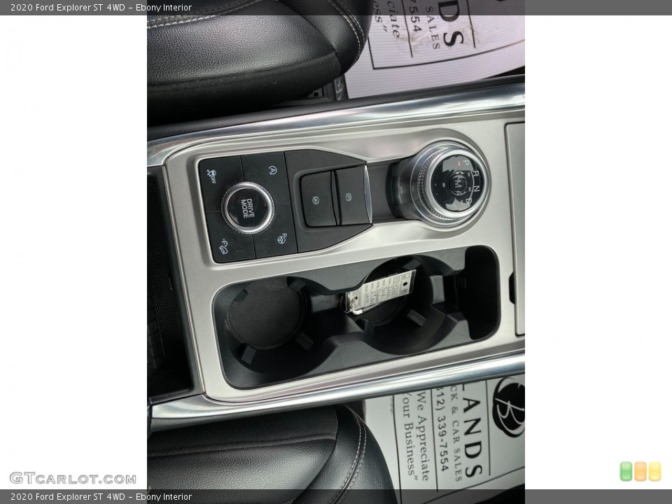 Ebony Interior Controls for the 2020 Ford Explorer ST 4WD #139989190