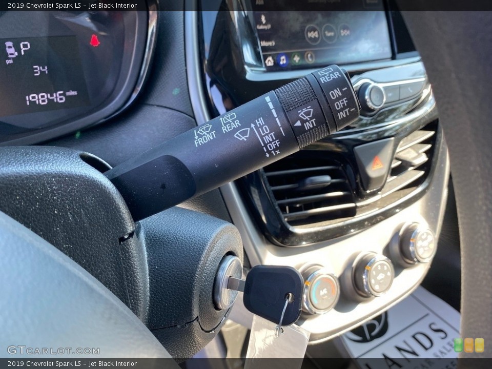 Jet Black Interior Controls for the 2019 Chevrolet Spark LS #139989298