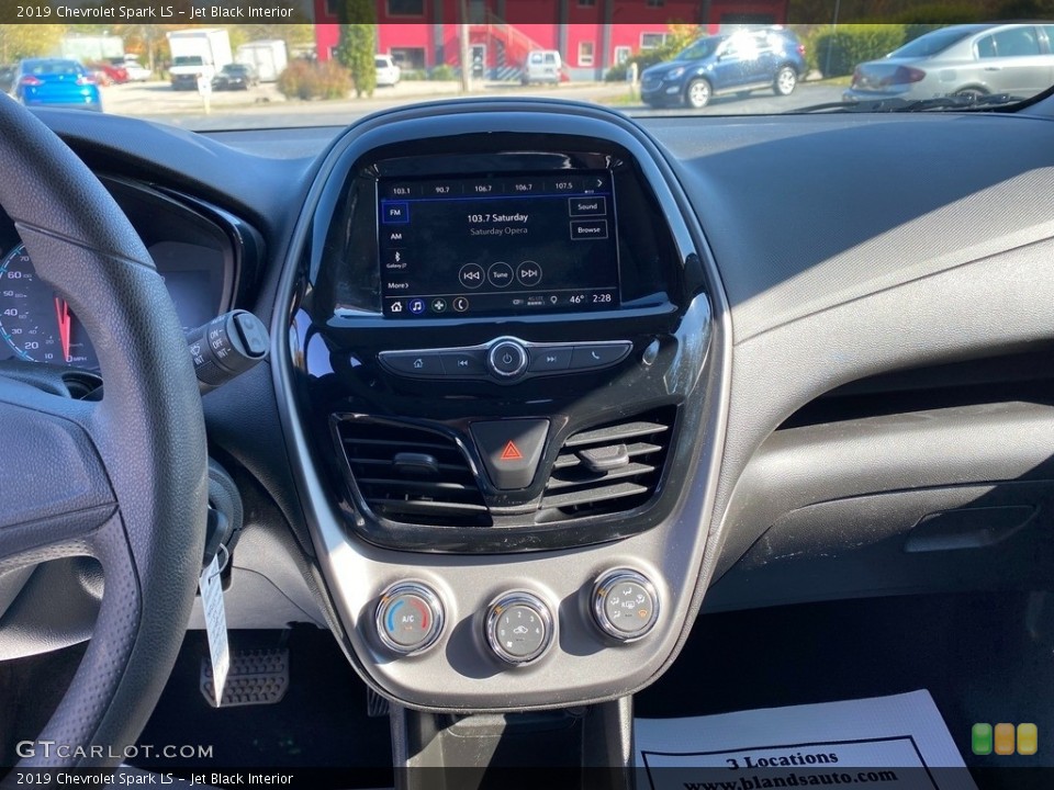 Jet Black Interior Controls for the 2019 Chevrolet Spark LS #139989304