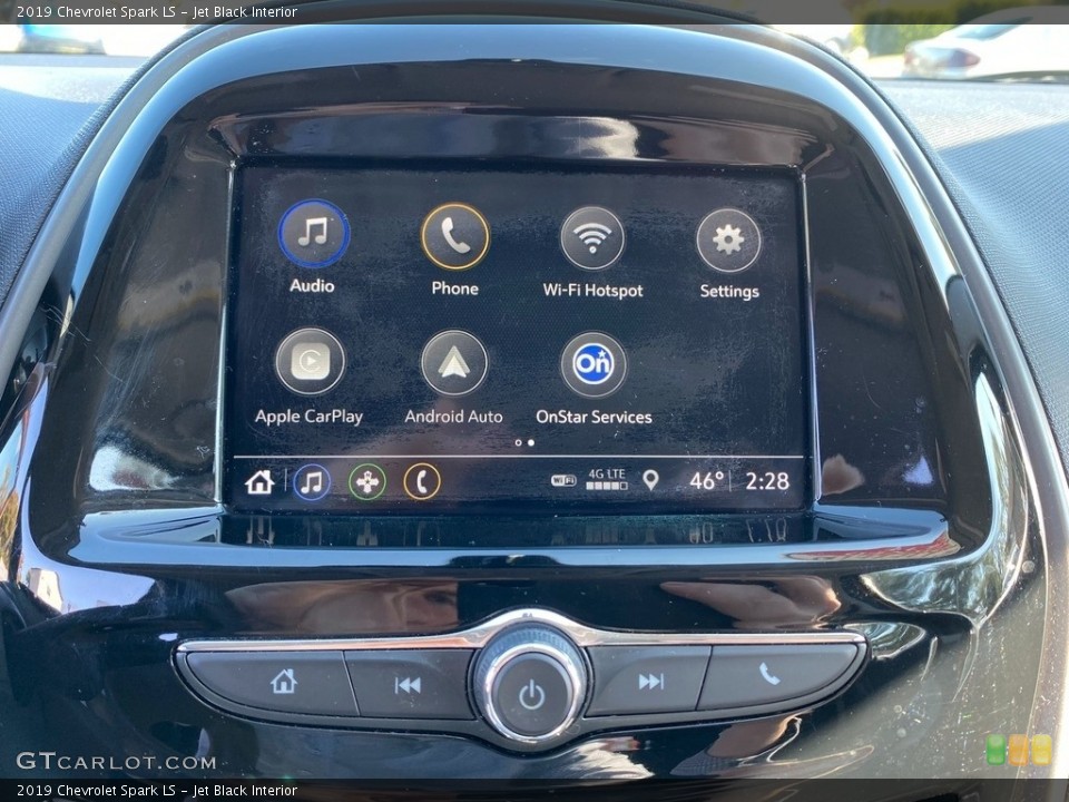 Jet Black Interior Controls for the 2019 Chevrolet Spark LS #139989316