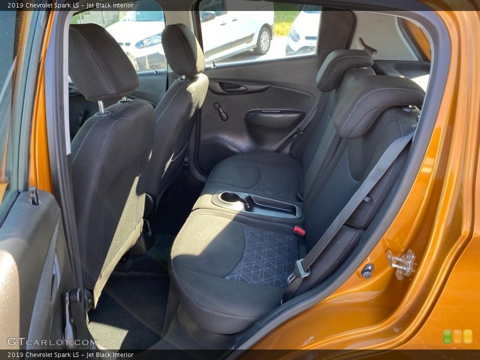 Jet Black Interior Rear Seat for the 2019 Chevrolet Spark LS #139989340