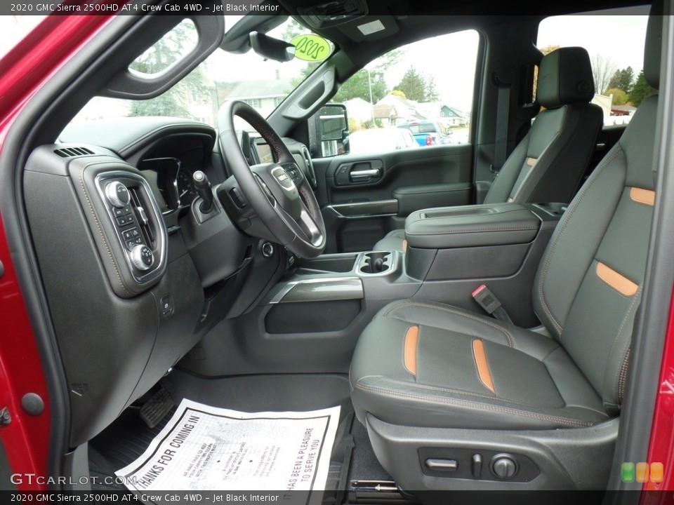 Jet Black Interior Photo for the 2020 GMC Sierra 2500HD AT4 Crew Cab 4WD #139990789