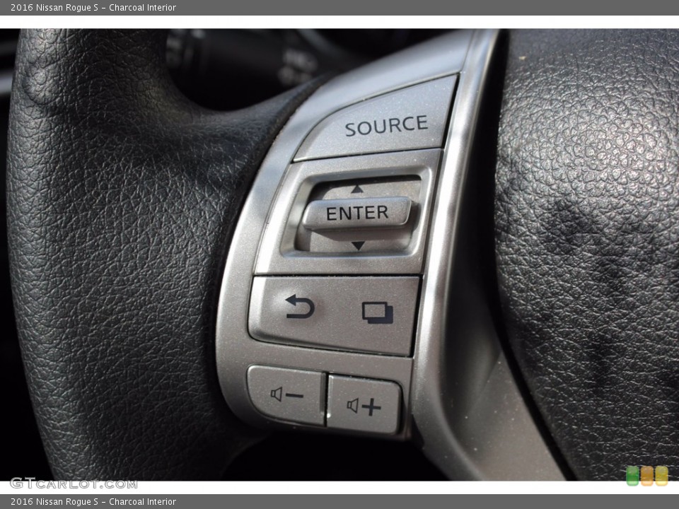 Charcoal Interior Steering Wheel for the 2016 Nissan Rogue S #139990858