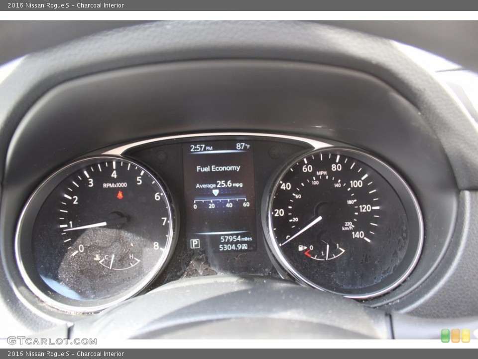 Charcoal Interior Gauges for the 2016 Nissan Rogue S #139990888