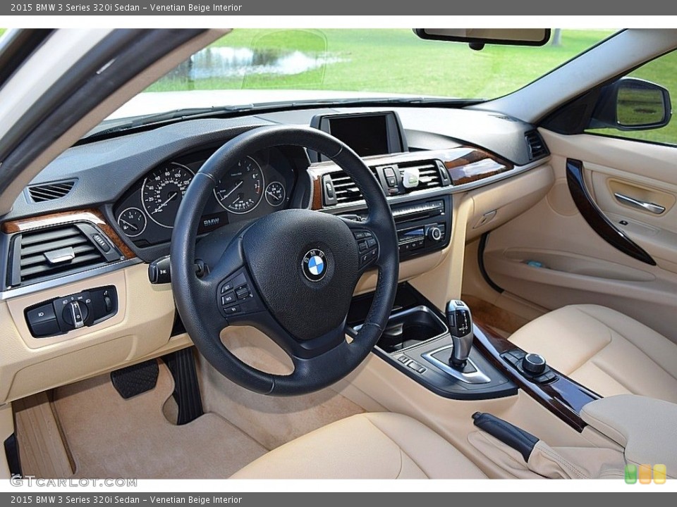 Venetian Beige Interior Photo for the 2015 BMW 3 Series 320i Sedan #139992197
