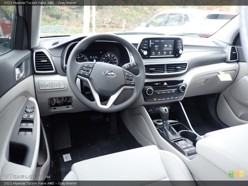 Gray Interior Photo for the 2021 Hyundai Tucson Value AWD #139994090