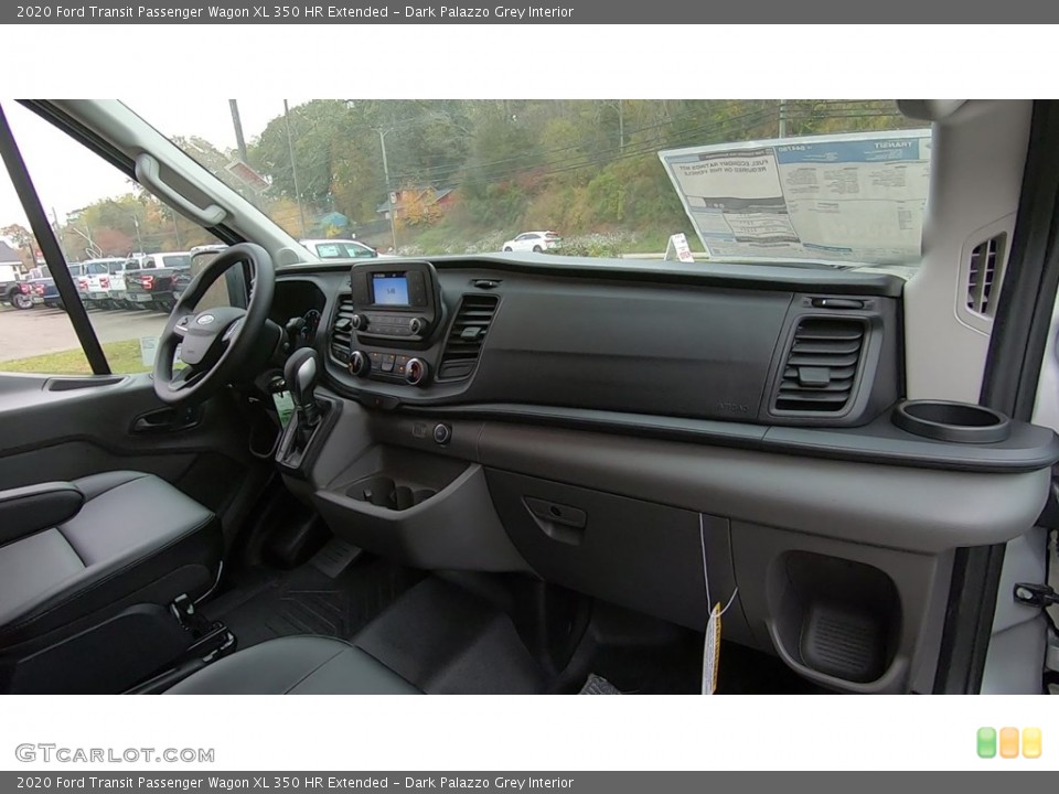 Dark Palazzo Grey Interior Dashboard for the 2020 Ford Transit Passenger Wagon XL 350 HR Extended #139997021